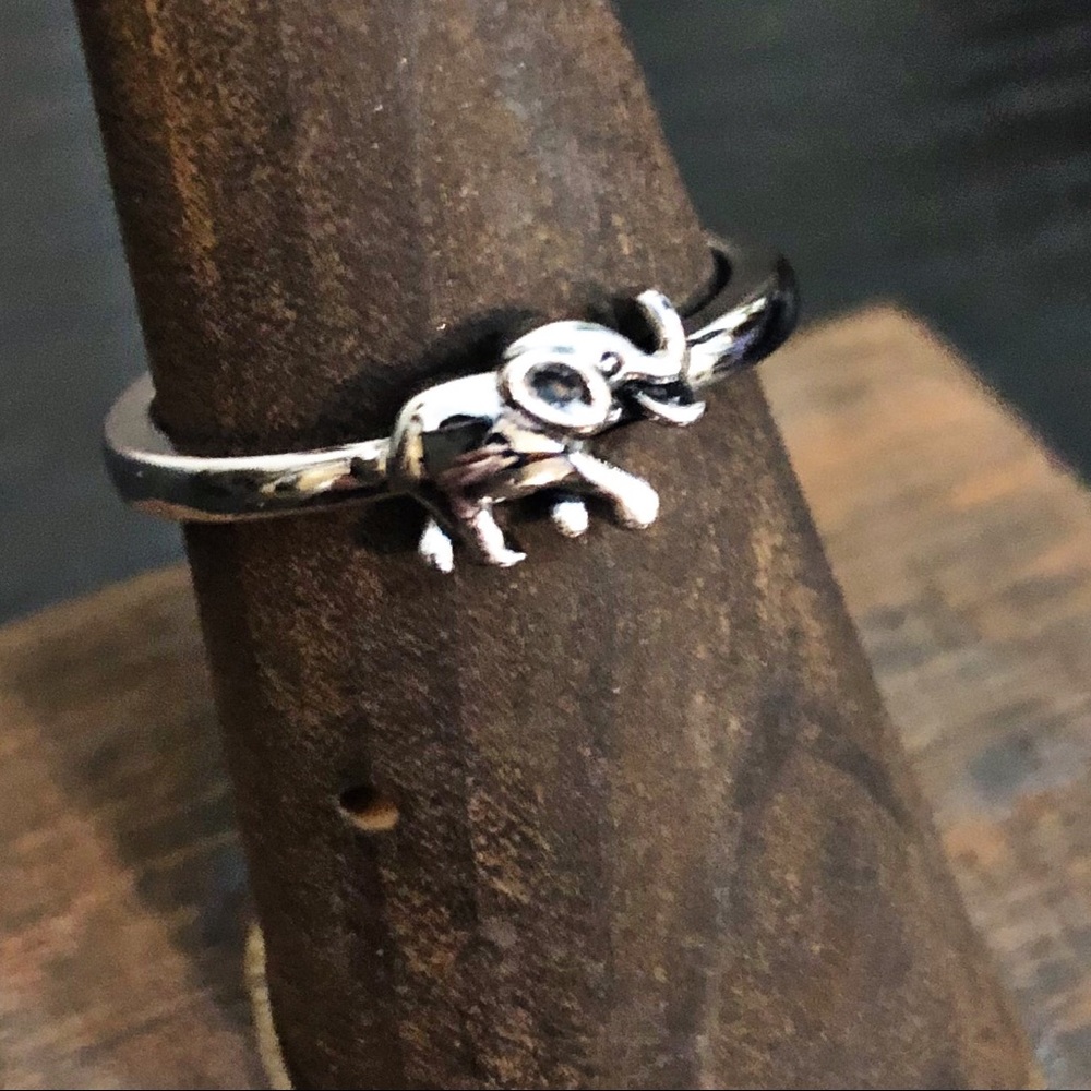 Sterling Silver Elephant Ring